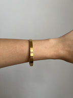 Bracelete Dourado Liso