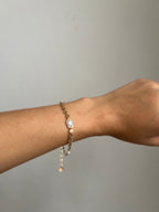 Pulseira Banhada a Ouro Pérola